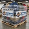 Winter jacket pallets
